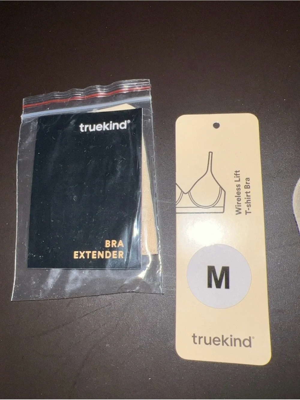 Truekind Wireless Lift T-Shirt Bra. Chai. Medium